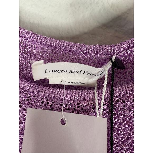 Lovers and Friends Hollis Sequin Embellished Beachy Coastal Party Lavender Small - Picture 9 of 12